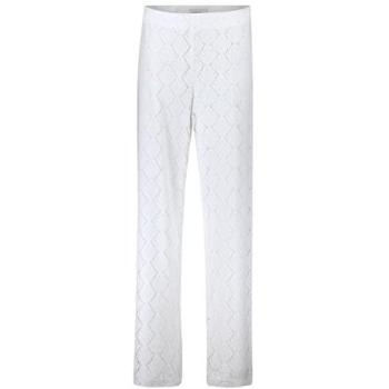Betty & Co – Baumwollschlupfhose mit Lochmuster, Rohweiß