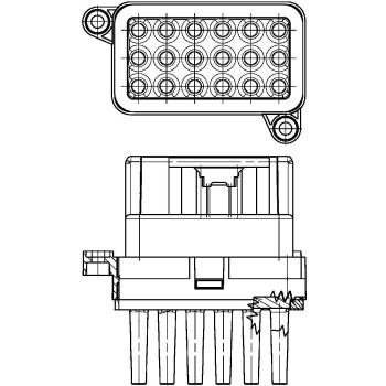 HELLA 5HL351332341 Regulator for Passenger Compartment Fan