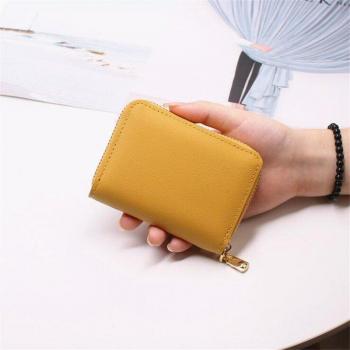 Portatarjetas minimalista 26 Bits amarillo