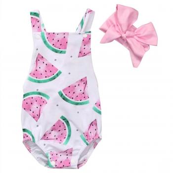 Pelele con Diadema Sandía para Bebé