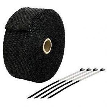 Fascetto Termico per Scarico 10 m (nero) – 50 mm – 1,5 mm