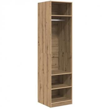 VidaXL Oak Tiered Cabinet