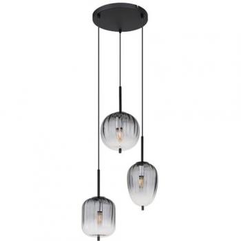 Lampe de Salle à Manger en Verre Fumé