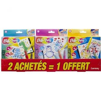 Blopens mini kit voyage avec pochoirs