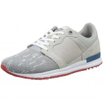 Pepe Jeans London Tinker PRO 120 Knitted, Scarpe da Ginnastica Basse Uomo, Grigio