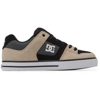 Zapatilla de Skate DC Pure M Shoe Beis en Color Negro