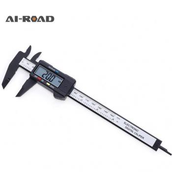 AI-ROAD 6 Inch Carbon Fiber Vernier Caliper with LCD