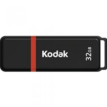 Emtec Kodak USB‑Stick K100 – 32 GB, USB A, USB 2.0, Schwarz, Rot