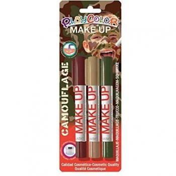 Maquillaje Pocket Camuflaje Playcolor, 3 Colores en Blister