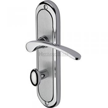 Ambassador Bathroom Door Handle Set (2-Pack)