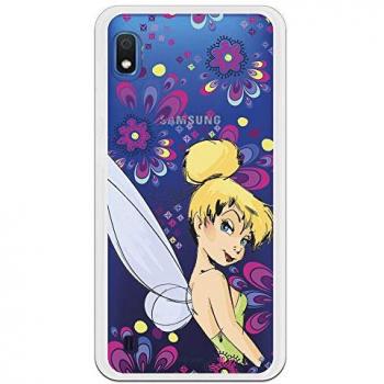 Cover Samsung Galaxy A10 Disney Peter Pan con Fiori e Campanellino