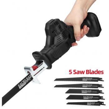 Scie à Bois 18V 3000 tr/min avec Changement de Vitesse Continu
