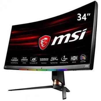 MSI Optix MPG341CQR-009 86,36 cm (34 Zoll) Ultrawide Curved LED Monitor (144Hz, Steelseries Gamesense)