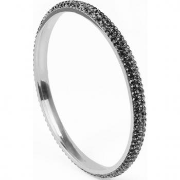 Festive Shine 5‑Tone Crystal Bangle Bracelets – Love & Rhinestones