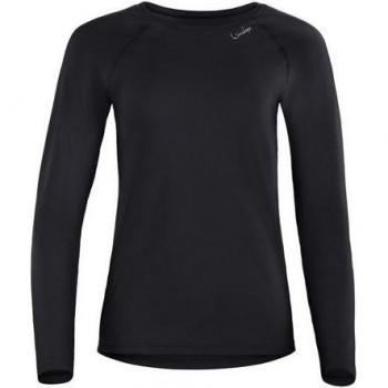 Maglia Funzionale Nero/Bianco AET118LS di Winshape
