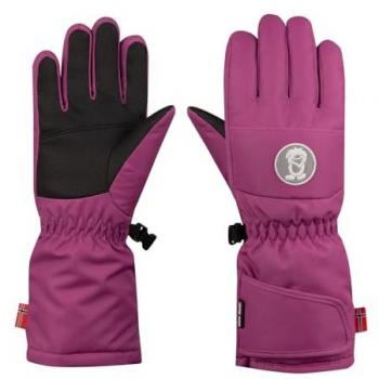 Trollkids Narvik Fingerhandschuhe Kinder – Violett, Größe 4