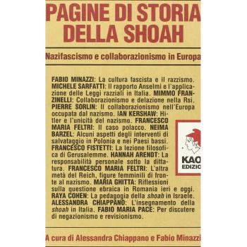 Pagine Di Storia Della Shoah,  Libertaria
