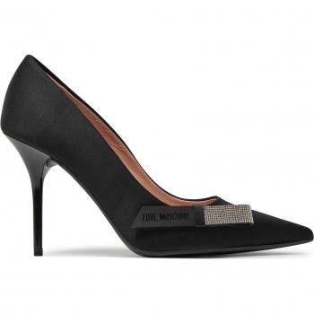 Love Moschino Schicke Pumps mit Glanz Schwarz