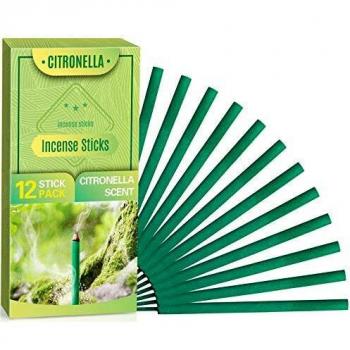 Citronella Oil Incense Sticks, 12-pack