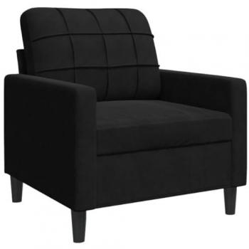 VidaXL Sitzeinheit „Samt‑Stil 60 cm – Schwarz“