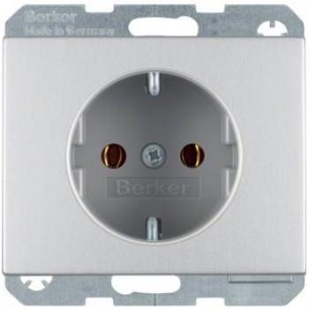 Berker SCHUKO‑Einsteckdose mit Aluminiumgehäuse 4011334378396