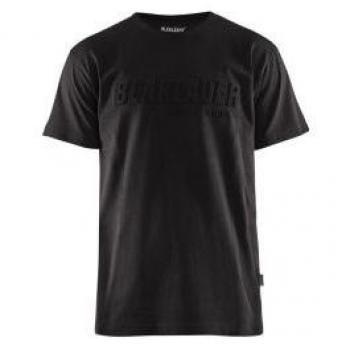 T-shirt Noir de Travail Imprimé 3D Blaklader