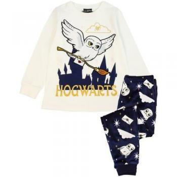 Pijama largo de felpa Hedwig para niñas de Harry Potter