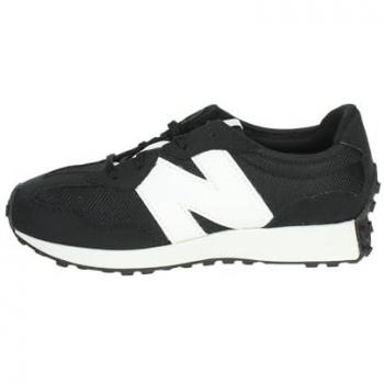 Scarpe New Balance 327 Bambini – Nero con Dettaglio Bianco – 37,5