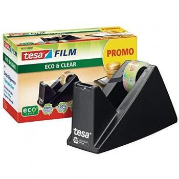 Tesa Easy Cut Black Tape Dispenser, 19 mm Barrel Width