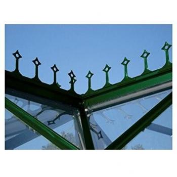 Grüne Kunststoff Firstkrone für Vitavia Sirius