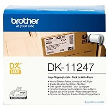 Brother Black on White Shipping Label Roll 103 x 164mm DK-11247