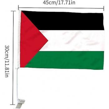 Drapeau de Voiture Palestine pour Fenêtre