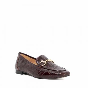 Red Grained Snaffle‑Loafers von Dune London – EU 37/UK 4 Damen