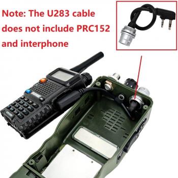 AN/PRC 148 152 152A Walkie-Talkie Kenwood Socket Adapter
