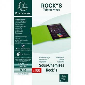 Paquet de 100 sous-chemises framboise 220 x 310 mm