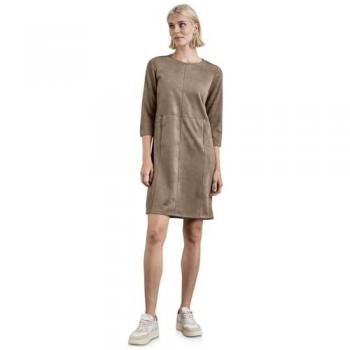 Street One Kleid in Velours-Optik