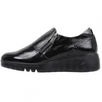 FLUCHOS F2099 Tênis Conforto Charol Negro