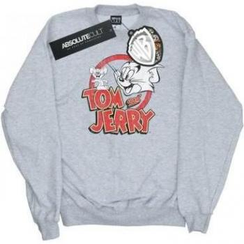 Felpa Tom And Jerry con Design Distressed