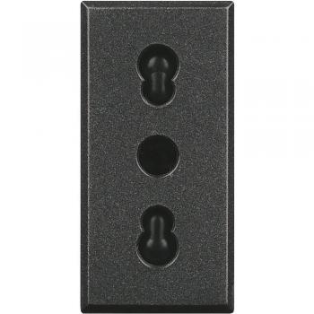 BTicino SHS4180F Presa Bipasso 2P+T in Antracite 10/16A – Axolute
