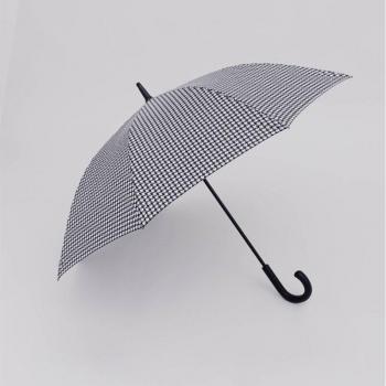 Stylish Houndstooth Long Handle Umbrella