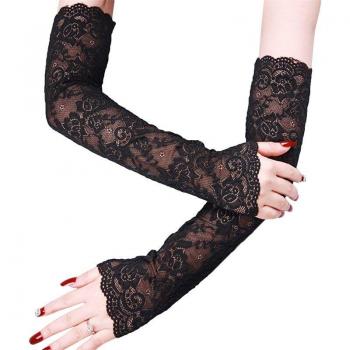 Thin Long Sleeve Sun Protection Gloves for Cycling
