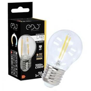 Ampoule LED EDO LARI 2W G45 E27 3000K 200lm