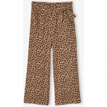 Large Pantalon Femme VERTBAUDET Fleurs Beige