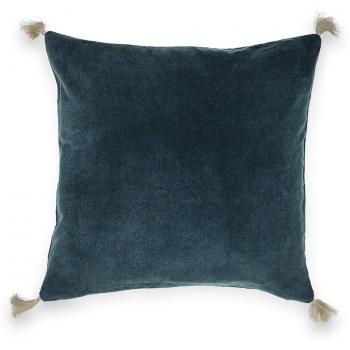 Cacolet Housse de coussin en velours stone washed