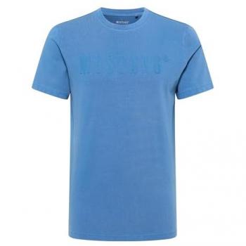 T-shirt en Coton Mustang Bleu