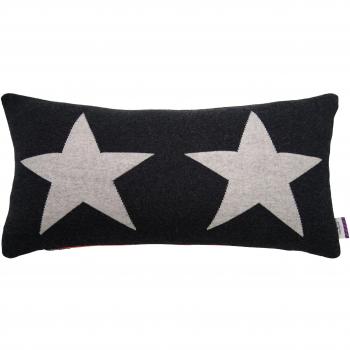T‑Wooly-Strich Kissenbezug Tom Tailor – 35 × 70 cm, Graufilter
