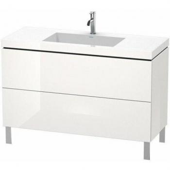 Meuble sous-lavabo c-bonded L-Cube 120x48 cm, Duravit, méd. œuf