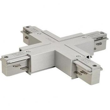 Accessorio SLV 145694 per Binario ad Alta Tensione – X‑Verbinder Argento