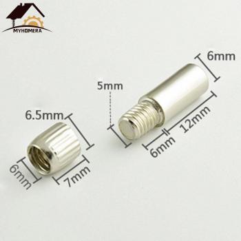 Myhomera soporte de estantería con tornillos M6, M8, M9, 12 unidades