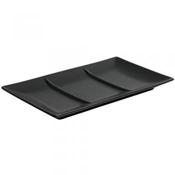 Nocturne Stoneware Plate – Black